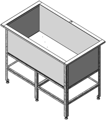 Ванна котломоечная ASSUM ВКС-С-1/400/900 (1000х500х850)