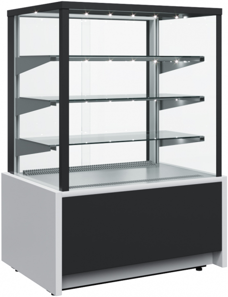 Витрина холодильная CARBOMA KC70 VM 0,9-1 LIGHT 9006-9005 (ВХСв-0,9д CARBOMA СUBE ТЕХНО)