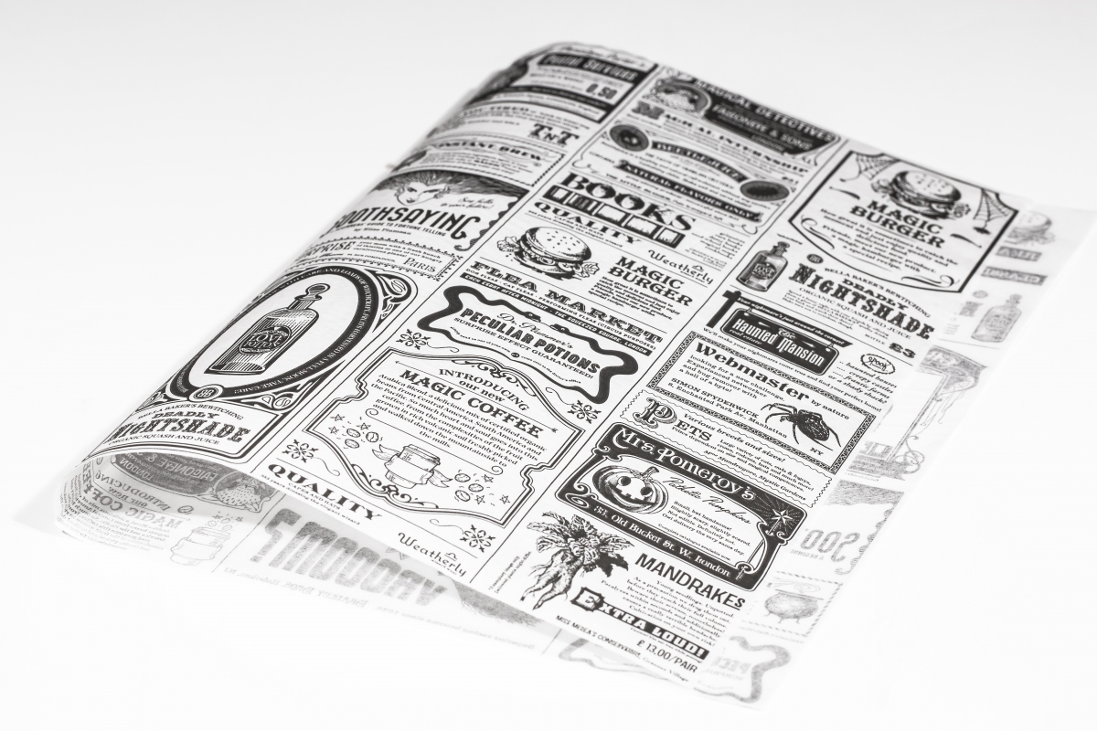 Бумага оберточная, пергамент