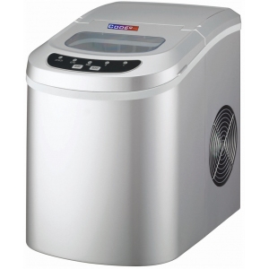 Льдогенератор для кускового льда, 193кг/сут, бункер 110кг, вод.охлаждение, корпус нерж.сталь, форма "кубик" L 28х28х32мм, R290 COOLEQ 171641