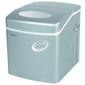 Льдогенератор для кускового льда, 193кг/сут, бункер 110кг, вод.охлаждение, корпус нерж.сталь, форма "кубик" L 28х28х32мм, R290 COOLEQ 171685