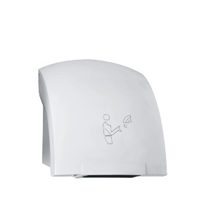 Сушилка для рук автоматическая, настенная, время сушки  8-12с, корпус пластик ABS хром (серебро), 60дБ Hurakan 184896