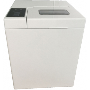 Льдогенератор для кускового льда, 193кг/сут, бункер 110кг, вод.охлаждение, корпус нерж.сталь, форма "кубик" L 28х28х32мм, R290 Hurakan 220785