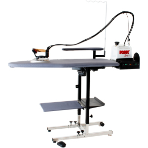 Стол гладильный,  960х530х1720мм, столешница подогреваемая, парогенератор, вакуумный прижим PONY S.p.a. 292561