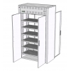 Витрина тепловая напольная ROBOLABS VTP-120SD