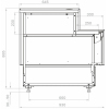 Прилавок кассовый CARBOMA GC95 N 0,9-7 (версия 2.0) 9006
